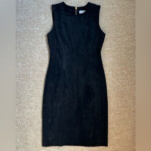 Calvin Klein Black Faux Suede Women’s‎ Dress